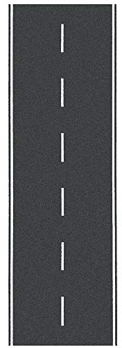NOCH® Bundesstraße, realistisches Modell Straße, Asphalt 100 x 8 cm für die Spurweite H0 ideal zum Modellbau und DIY