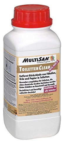 MultiSan ToilettenClean - Entfernt Urin, Kalk und schlechte Gerüche - Für Camping-Toiletten & Fäkalientanks