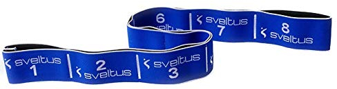 sveltus Elastiband 20 kg blau Fitness Band Trainingsband Therapie Band Übungsband