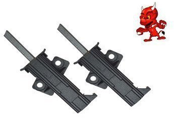 Kohlebürsten Motorkohlen Kohlestifte Schleifkohlen passend für AEG LAVAMAT DIAMANT LW mit Halter L