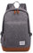 KAUKKO Modischer Schulrucksack, Mädchen, Schultaschen, Rucksäcke, Outdoor, Freizeit, Tagesrucksäcke, E4 Grau, L