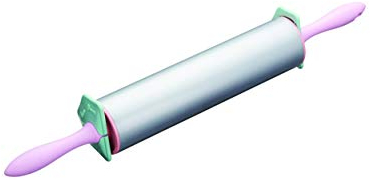 KitchenCraft Sweetly Does It Adjustable Rolling Pin, Non Stick Stainless Steel, 48 cm