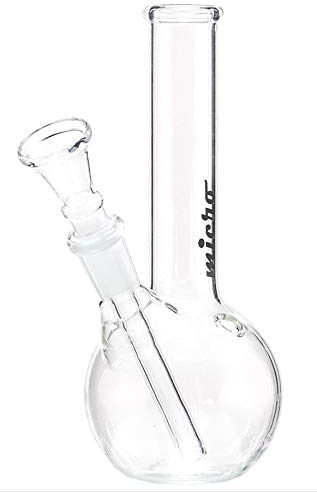 BOUNCER MICRO GLASS BONG - H:16CM - Ø:24MM - SOCKET:14.5MM