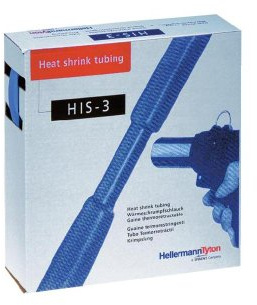 HELLERMANNTYTON 300-30120 Sheath thermorétrécissable – INSULATING 0.4 mm Cable (10 m, 0.6 mm, 1.2 mm, Black)