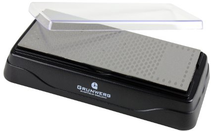 Rockingham Forge - Afilador de cuchillos de doble cara con diamante (grano 360 y 600)