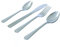 Sabichi 16PC Bead Day Cutlery Set, Stainless Steel, Off- White, 6.4 x 21.6 x 28.6 cm