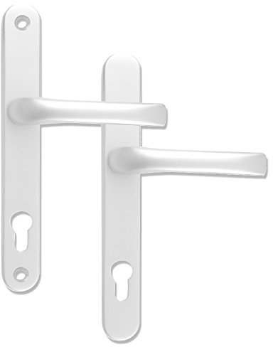 MILA Prolinea 92 Lever/Lever UPVC Furniture - 240mm Backplate