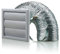 Cooker Hood Wall Ventilation Duct Gravity Flap Shutter Vent Kit Bathroom Fan or Kitchen Hob Extractor (4 inch Grey)