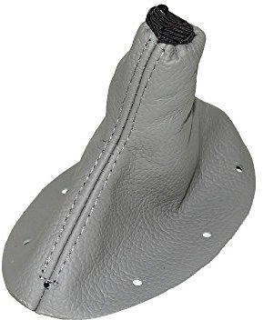 The Tuning-Shop Ltd Schaltmanschette aus grauem Leder