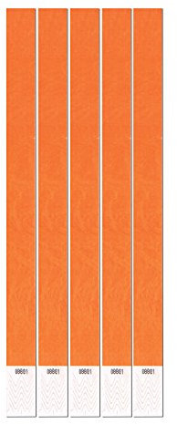 Tyvek Schweißbänder (neonorange) (100 / Pkg)