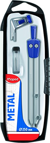 Maped M197512 - Zirkelkasten Start, 3-teilig, grau
