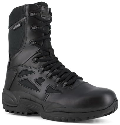 Reebok Work RAPID RESPONSE 8 Men's Boot, 8 D(M) US, Black