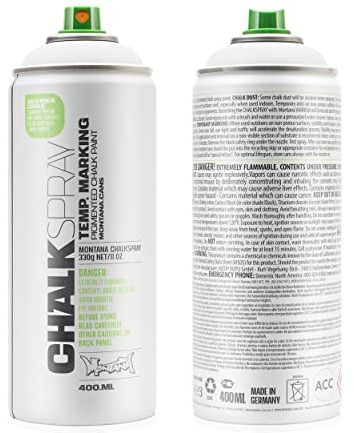 Montana Chalk Spray - Kreidespray / Sprühkreide weiß - 400ml