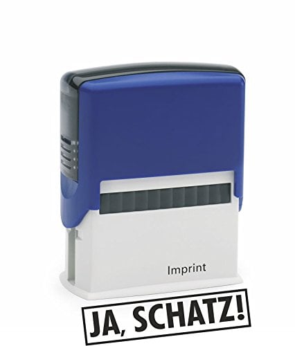 Sprüche-Stempel/Selbstfärber Ja Schatz vom Kaufhaus2010