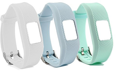 Fit-Power - Ersatz-Bänder für Garmin Vivofit 3 / Vivofit JR, Silikon, für Garmin Vivofit 3 JR (ohne Tracker), 3plainc