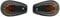 Bike It Flush Fit - Motorrad Verkleidungs-Blinker - Rauchglas - Schwarz rauchig