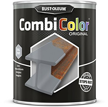 RUST-OLEUM 7382.0.75 Combicolor Original, Superior Metal Protection, Direct To Rust, Steel grey-RAL 7001