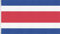 Flagge - Fahne - Hissfahne mit zwei Metallösen zur Befestigung und zum Hissen - Größe 90 x 150 cm wetterfest Farbe Costa Rica