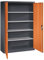 Sport-Tec Universalschrank mit Türen Metallschrank Aufbewahrungsschrank 195x120x40 cm