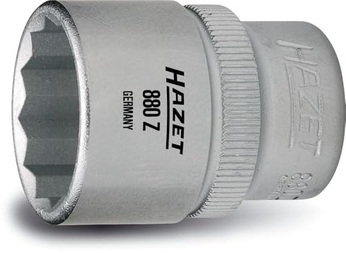 HAZET Steckschlüsseleinsatz 880Z-13, 3/8 Zoll (10 mm) Vierkant, SW 13 mm | 3/8 Zoll (10 mm) Vierkant hohl, Antrieb 3/8 Zoll (10 mm) Vierkant hohl, Abtrieb Außen-Tractionsprofil Doppelsechskant, 26 g