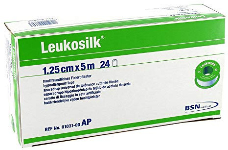 Leukosilk 1,25 cmx5 m, 24 St