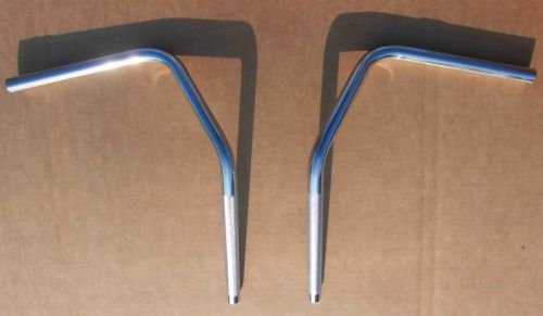 Classic Cycle Lenkstangen kurz für Bonanza oder ähnliche Fahrräder, Silber, 22 mm, verchromt