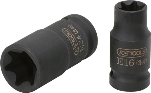 KS Tools 515.0985 3/8 TX-E-Kraft-Stecknuss, kurz, E12