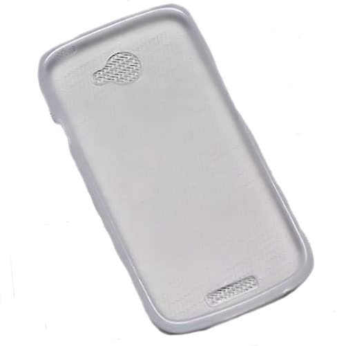 SILIKON COVER CASE TASCHE HANDY HÜLLE - FOGGY - und DISPLAYSCHUTZFOLIE für HTC ONE S / VILLE