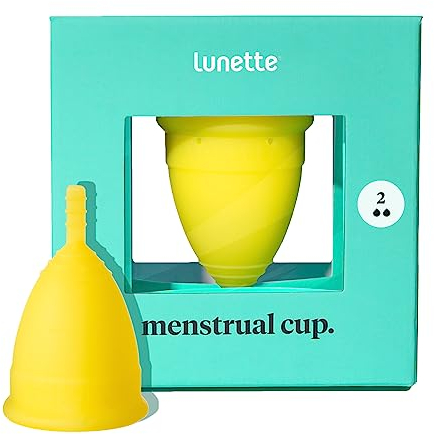 Lunette Menstruationstasse - Gelb - Model 2 für normale oder starke Blutung