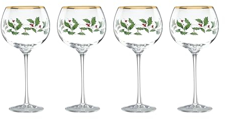 Lenox 856101 Holiday 4-teiliges Weinglas-Set