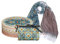 Oilily Painted Tiles M Gift Set Ensign Blue