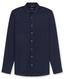 OLYMP Herren Businesshemd Langarm No.Six,Einfarbig,super Slim,Urban Kent