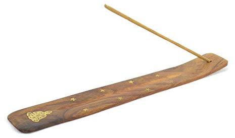 Coco Papaya Porte-encens en Bois Motif Bouddha - pour bâtons