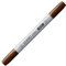 COPIC Ciao Marker Typ E - 37, Sepia, vielseitiger Layoutmarker, mit einer mittelbreiten und einer Brush-Spitze