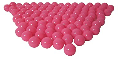 koenig-tom 100 Bällebadbälle 6cm Ø, Spielqualität, Pink Nr. 03