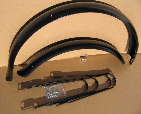 Classic Cycle Schutzbleche Ducktail 26 Zoll schwarz