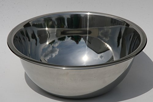 SHW Schüssel Edelstahl 15 cm hohe Form Küchen Rührschüssel