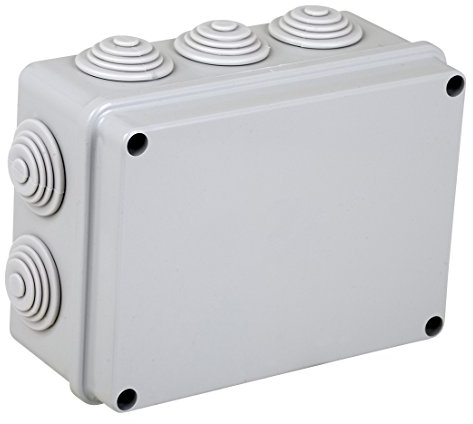 Electraline 60556 Aufputz-Abzweigdose, 190 x 140 mm