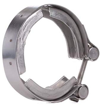 Walker 80411 Pièce de serrage, échappement, Argenté.