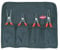 Knipex 43288 Precision Circlip Plier, Multi-Colour, Set of 4 Pieces