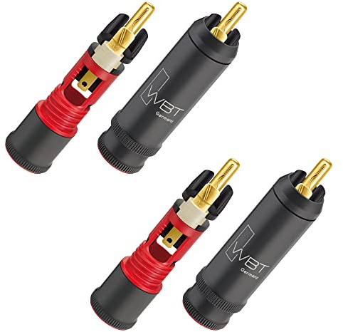 WBT 0114 CU nextgen(TM) Cinchstecker (4 Stück) 2X rot / 2X Weiß