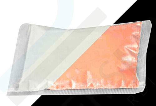 StickersLab - Pigment additif poudre luminescente phosphorescente brille dans l'obscurité pour les loisirs (jour blanc) - Orange, 50 grammes