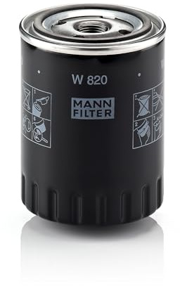 MANN-FILTER, W 820 Oil Filter | For Passenger Cars, Highest Filtration Performance, Engine Protection, High Quality Sealing, True OE Engineering