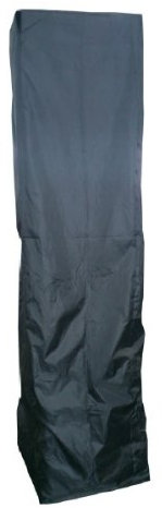 Hausen Black Pyramid Real Flame Garden/Outdoor Patio Gas Heater PE Cover