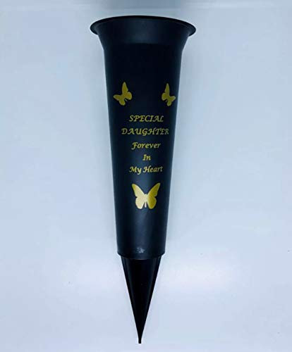 David Fischhoff Special Daughter Verse Graveside Memorial Grave Spiked Flower Vase