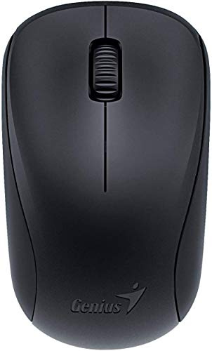 Genius NX-7005 RF Wireless BlueEye 1000DPI Ambidextrös Schwarz Maus - Mäuse (Ambidextrös, BlueEye, RF Wireless, 1000 DPI, Schwarz)