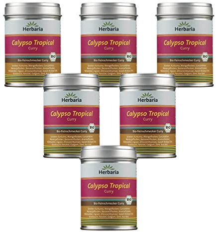 Herbaria - Calypso Tropical Curry bio - 85 g - 6er Pack