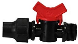 Mini vanne Filetée 3/4''- Raccord tube basse densité 16mm