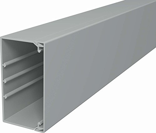 OBO Bettermann WDK60110GR WDK-Kabelkanal PVC steingrau 60x110x2000mm