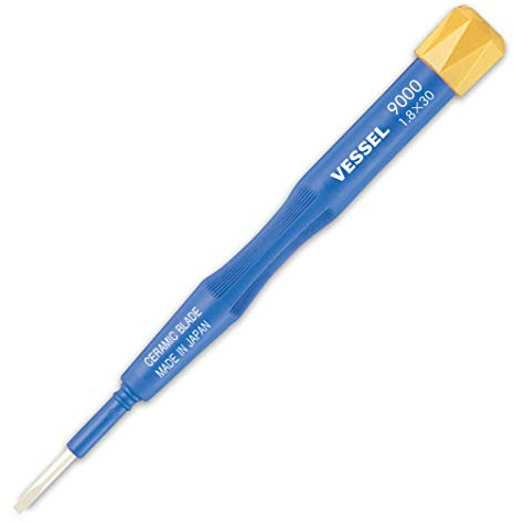 Vessel No.9000 Ceramic Alignment Driver, Slotted 1.8mm